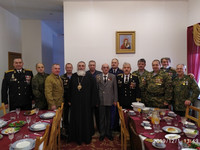 ветеранов боевых действий с представителями Тихвинской епархии