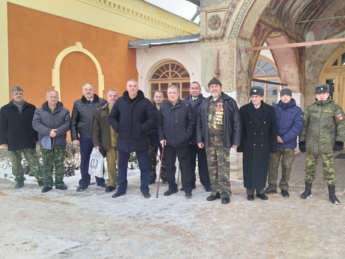 ветеранов боевых действий с представителями Тихвинской епархии